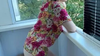 Saggy chick gives me a blow in hotel