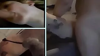 Cum in the Slut's Ass and Then Spanked