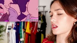 Cute Brunette Masturbates To Lewdfroggo