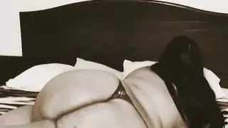 Sexy Curvy Stepmom in Bed Big ass Latina of ANAL