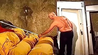 Slave redhead enjoys being dominated by her mature master