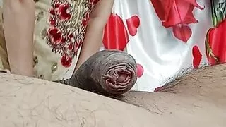 Awesome playful MILF is touching BBC.