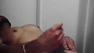 Young Amateur Hunk Beau Boffum Fingers And Strokes In Bathroom At Sunday Dinner