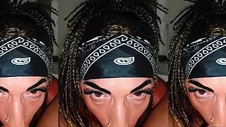 Breaking my throat with a brutal blowjob