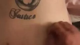 One Iphone, One Bedroom and One Toy Vibrator.