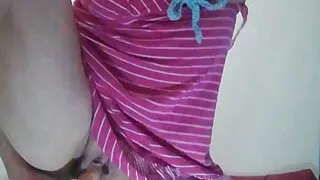 Nymphomaniac Ami playing with her pussy late at night to exhaust herself