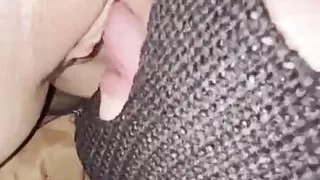 Great Cunnilingus From My Friend Close Angle Nipple Licking