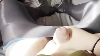 Pantyhose POV Cumshot