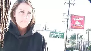 Pussy Fingered and Licked Sexy Babe Gets Fucked by A Black