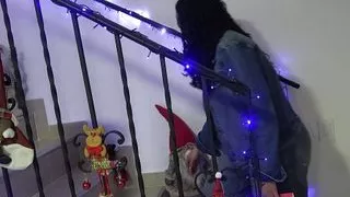 I was his Christmas gift, and he gave me a hard pussy licking until the orgasm