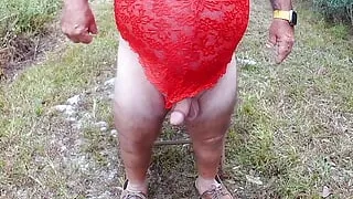 Ass bouncing shooting a big load and licking it up