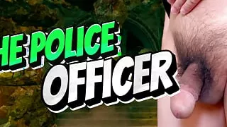 A man was caught by a cop in a New Year's Eve and brought him somewhere for a hot blowjobs and ass fucking celebration