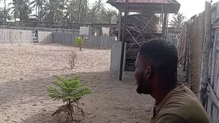 We are on church camp and my church member came to my tent for a quickie