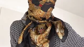 Lady Victoria Valente - Styling of Fabric Mask and Headscarf, JOI