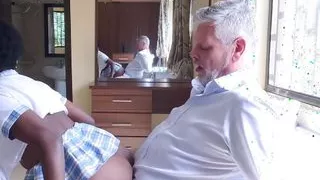 Busty Ebony Girl Step Daughter Fucks Stepdad