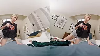 Nerdy Girl Wants Me to Cum on Her Body - Virtual Real Porn