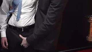 MasonicBoys Twink Cole Blue presents hole on altar for insemination