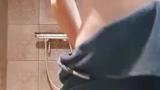 Getting horny taking a shower