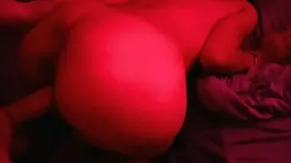 Asian Slut Wife put on the red light