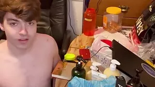 Sneaking Into My Step-brother's Room and Cumming on His Underwear