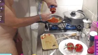 Pasta Passion: A Dish Served with a Dash of Spice Showing Dick - 337