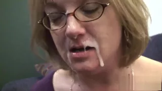 Slutty Granny Molly Sucks A Stiff Dick