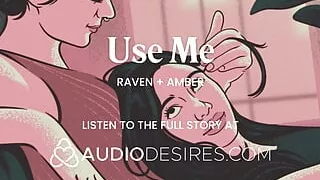 Tying up my girlfriend and teasing her with a vibrator - Lesbian BDSM roleplay - Orgasm denial cuffs