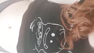 Sissification training with a ginger Princess Lilium!