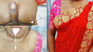 Sexy Bhabi Fuck Her brother-in-law  Dogi style closeup and cum in mouth