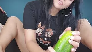 Big Objects in the Pussy with Gaping