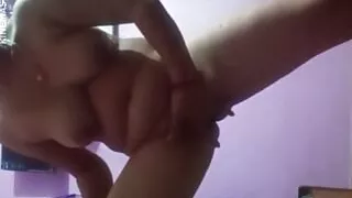 Payal bhabhi remove her red saree on front of boyfriend in video call and show her nude dance.