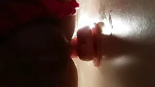 Ms Ben Dover fucking big dildo