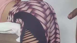 Anal Massage with Hot Brunette Girl