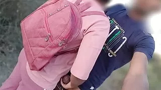 Indian School girl Outdoor jungle Sex viral video MMS