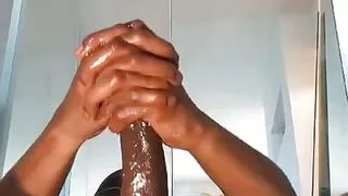 BBC masked piled stroking solo introduction