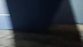 Jerking off on the Sports Court