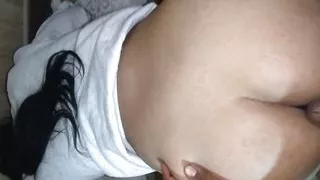 Neighbor's sister-in-law spit tremendously