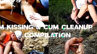 BEST CUM KISSING & CUM SWAPPING COMPILATION, CUM CLEANUP, CUMSHOT AND SPERM FETISH