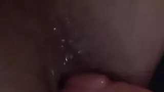 Fucking me horny with dildo