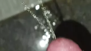 Pissing,large penis