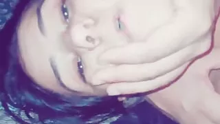 Horny wife give hard sex with husband friend