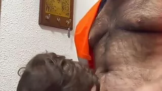 Blowjob to Delivery Man