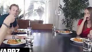 Swappz - Elsa Jean and Liza Rowe Want to Fuck Their Stepdaddies on Vacation