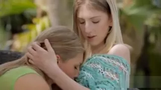 Two Teen 18+ Girls Linda And Anjelica Lesbian Sex Outdoors
