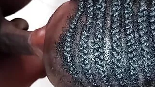 Collapse doggy style with teen ebony girl