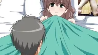 My pink pussy begs for a hard cock watching Uncensored Hentai