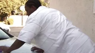 She loves feeling his balls hitting her big ass