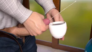 Nursing Back To Pleasure Cup Of Coffee Filled With Cum For The Milf To Drink Ep 54