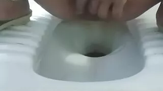 Put a finger in the and drained the water