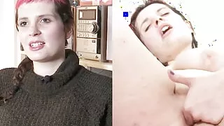 Ersties - Klara gets into the mood in the shower and fingers herself to climax